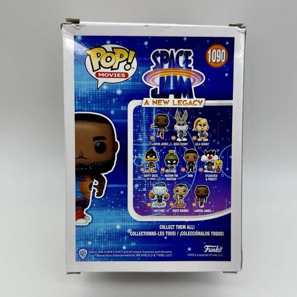Funko Pop! Movies: Space Jam A New Legacy LeBron James No. 1090 New See Notes - Picture 2 of 3